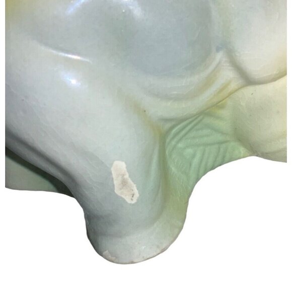 Ceramic Elephant Planter With Hand-Painted Details Vintage - Picture 3 of 11